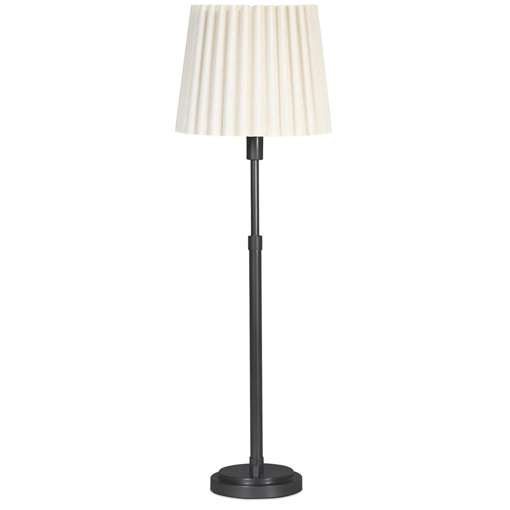 Polly Buffet Lamp, Blacken Brass/Oyster Wave