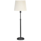Polly Buffet Lamp, Blacken Brass/Oyster Wave