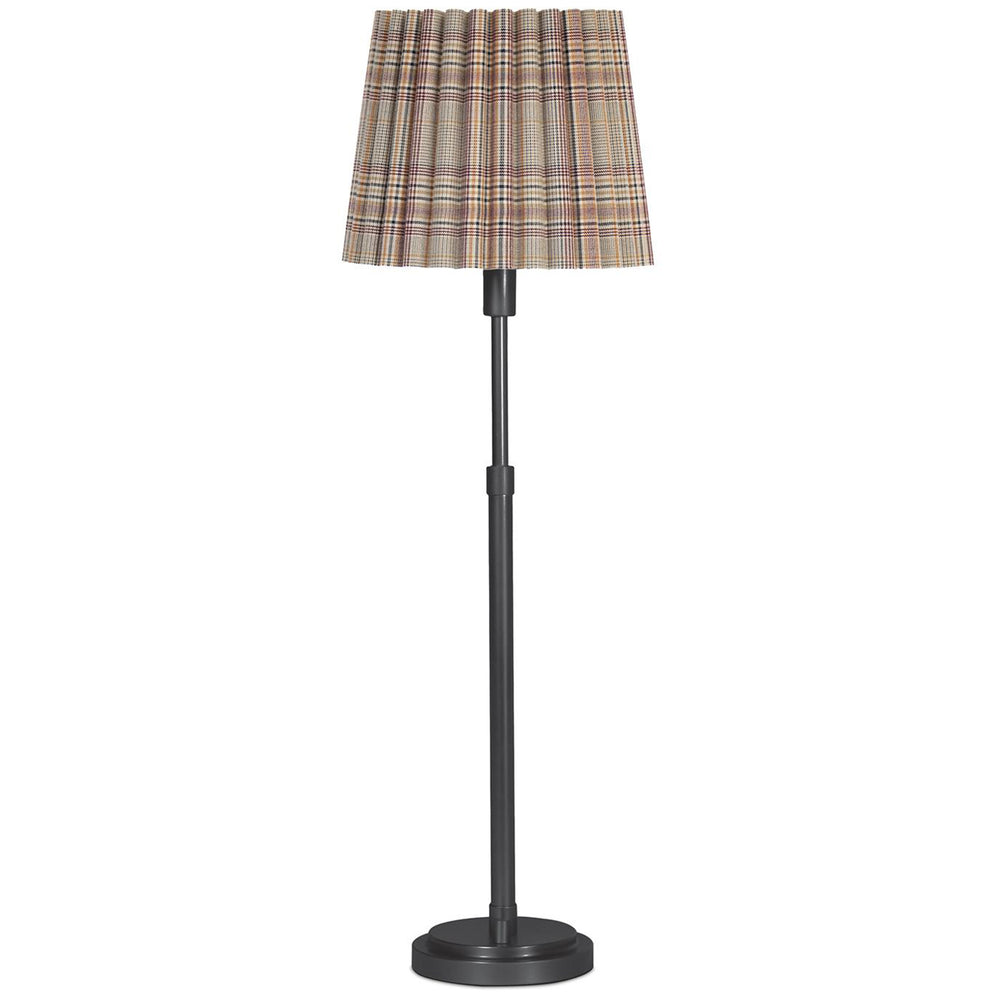 Polly Buffet Lamp, Blacken Brass/Heritage Plaid