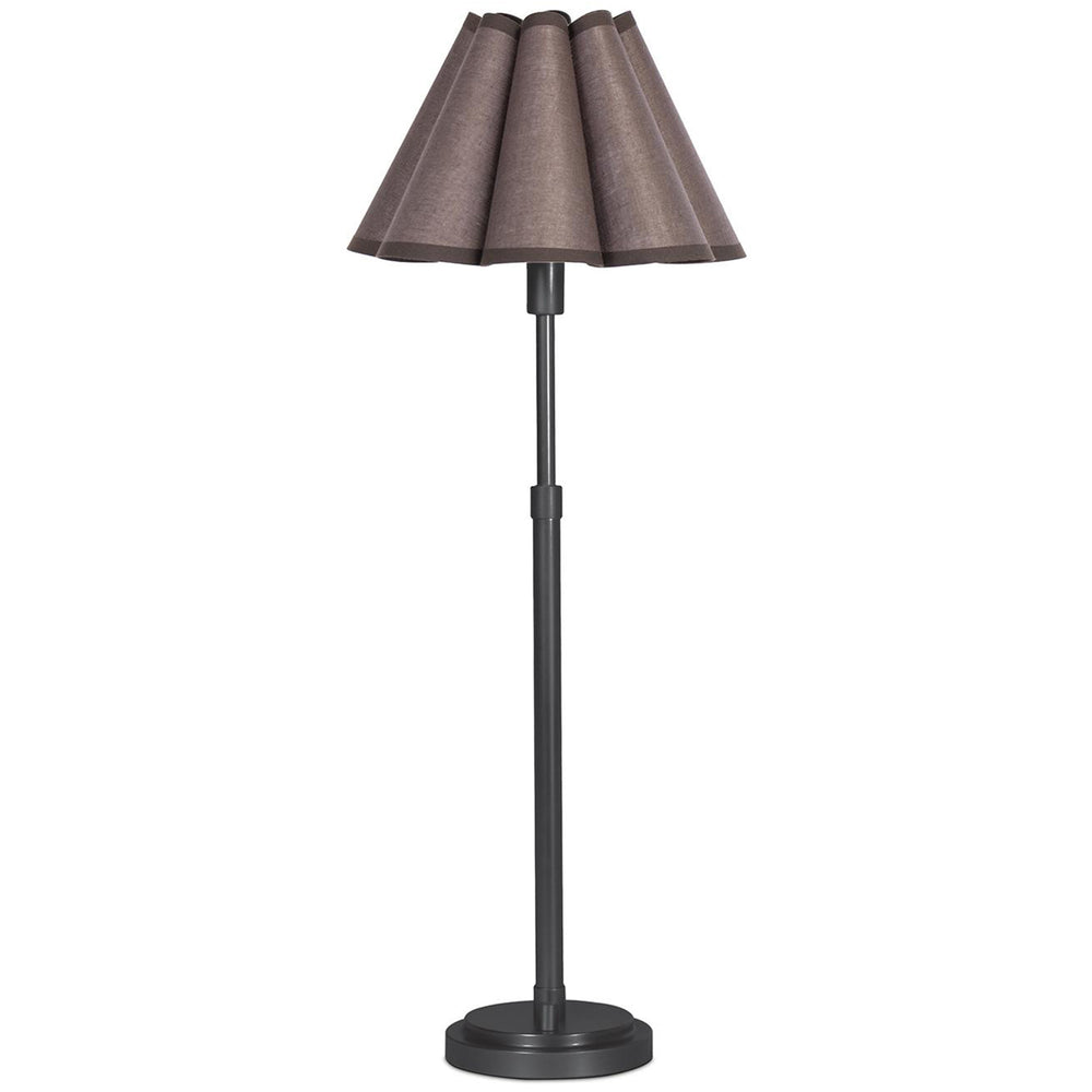 Polly Buffet Lamp, Blacken Brass/Umber
