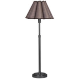 Polly Buffet Lamp, Blacken Brass/Umber