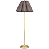 Polly Buffet Lamp, Natural Brass/Umber
