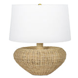 Avery Rattan Table Lamp, Natural-Lighting-High Fashion Home