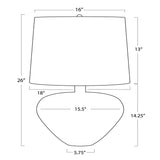 Avery Rattan Table Lamp, Natural-Lighting-High Fashion Home