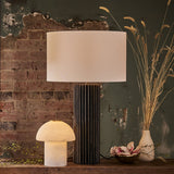 Zara Table Lamp, Blacken Zinc-Lighting-High Fashion Home