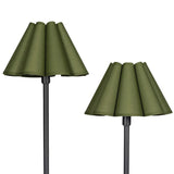 Polly Double Arm Table Lamp, Oil Rubbed Bronze/Green-Lighting-High Fashion Home