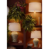 Claire Table Lamp, Gold Leaf