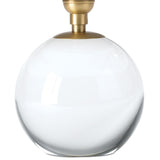 Giorgio Crystal Mini Lamp, Natural Brass/Umber