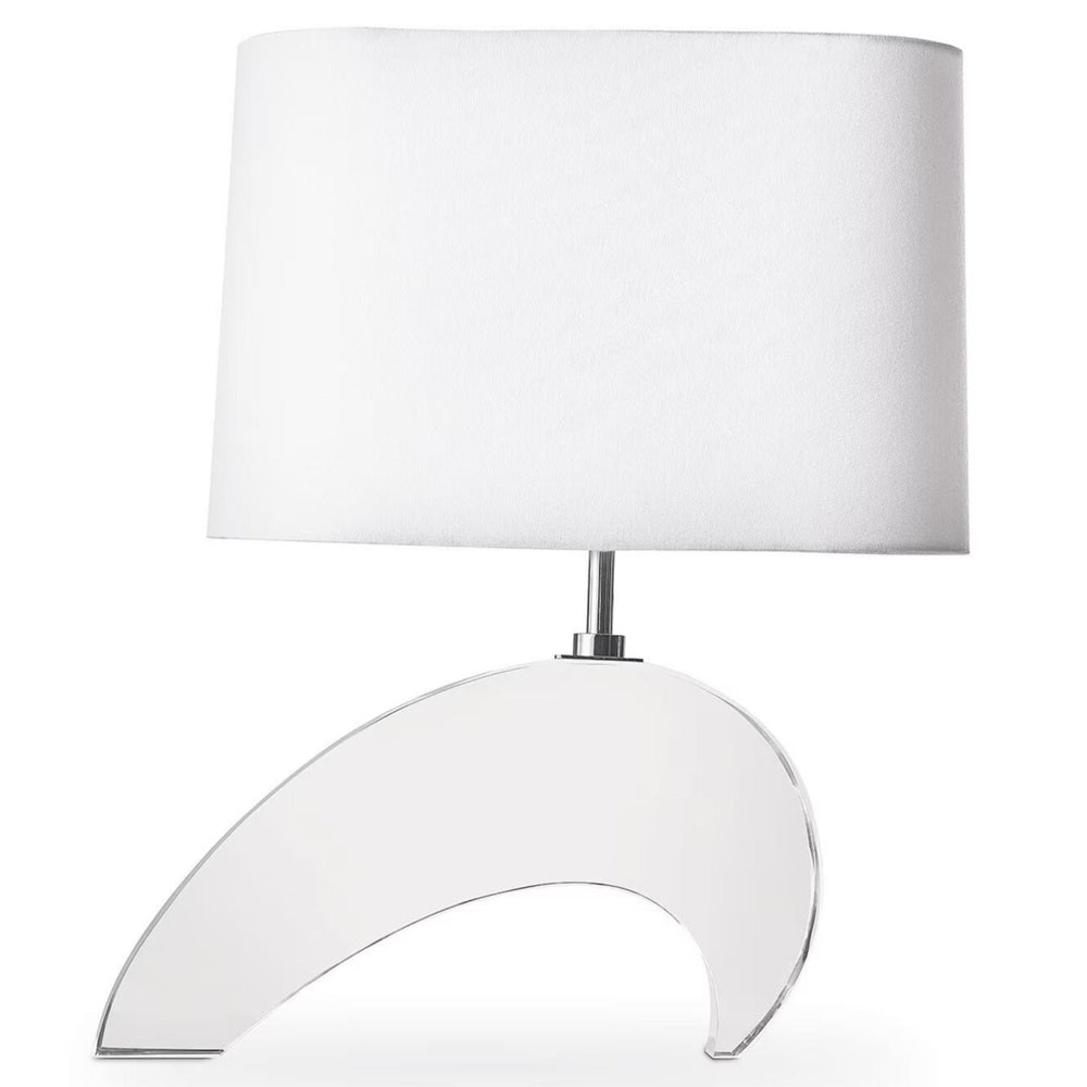Wave Crystal Table Lamp, Clear-Lighting-High Fashion Home