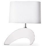 Wave Crystal Table Lamp, Clear-Lighting-High Fashion Home