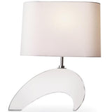 Wave Crystal Table Lamp, Clear-Lighting-High Fashion Home