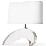 Wave Crystal Table Lamp, Clear-Lighting-High Fashion Home