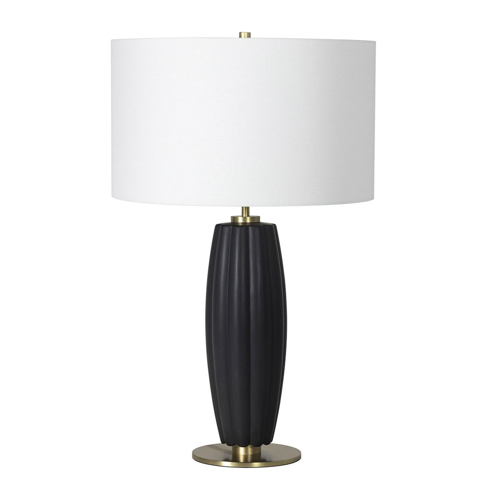 Crocus Ceramic Table Lamp, Black-Lighting-High Fashion Home