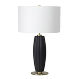 Crocus Ceramic Table Lamp, Black-Lighting-High Fashion Home