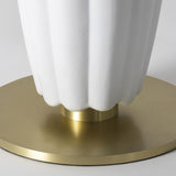Crocus Ceramic Table Lam, White-Lighting-High Fashion Home