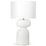 Bardot Table Lamp, White