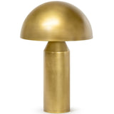 Apollo Table Lamp, Natural Brass