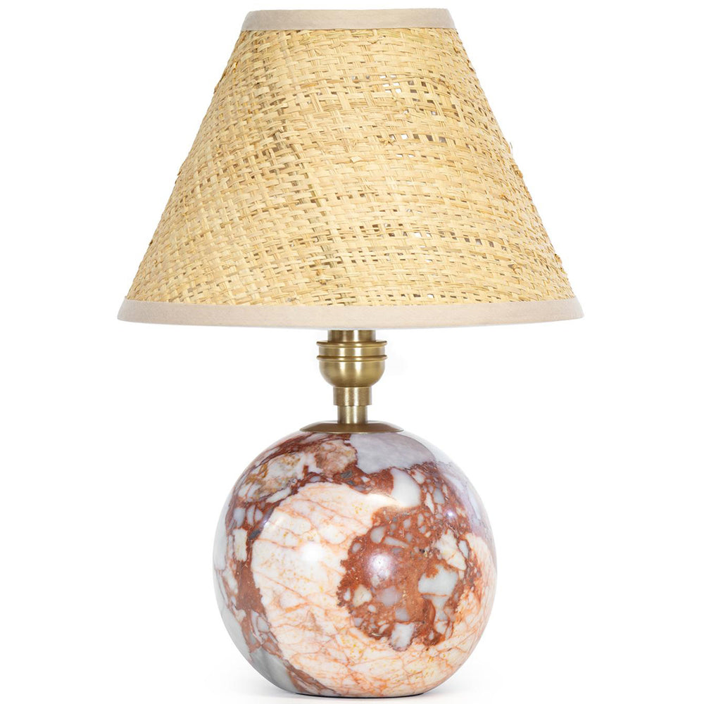 Giorgio Marble Lamp, Rattan