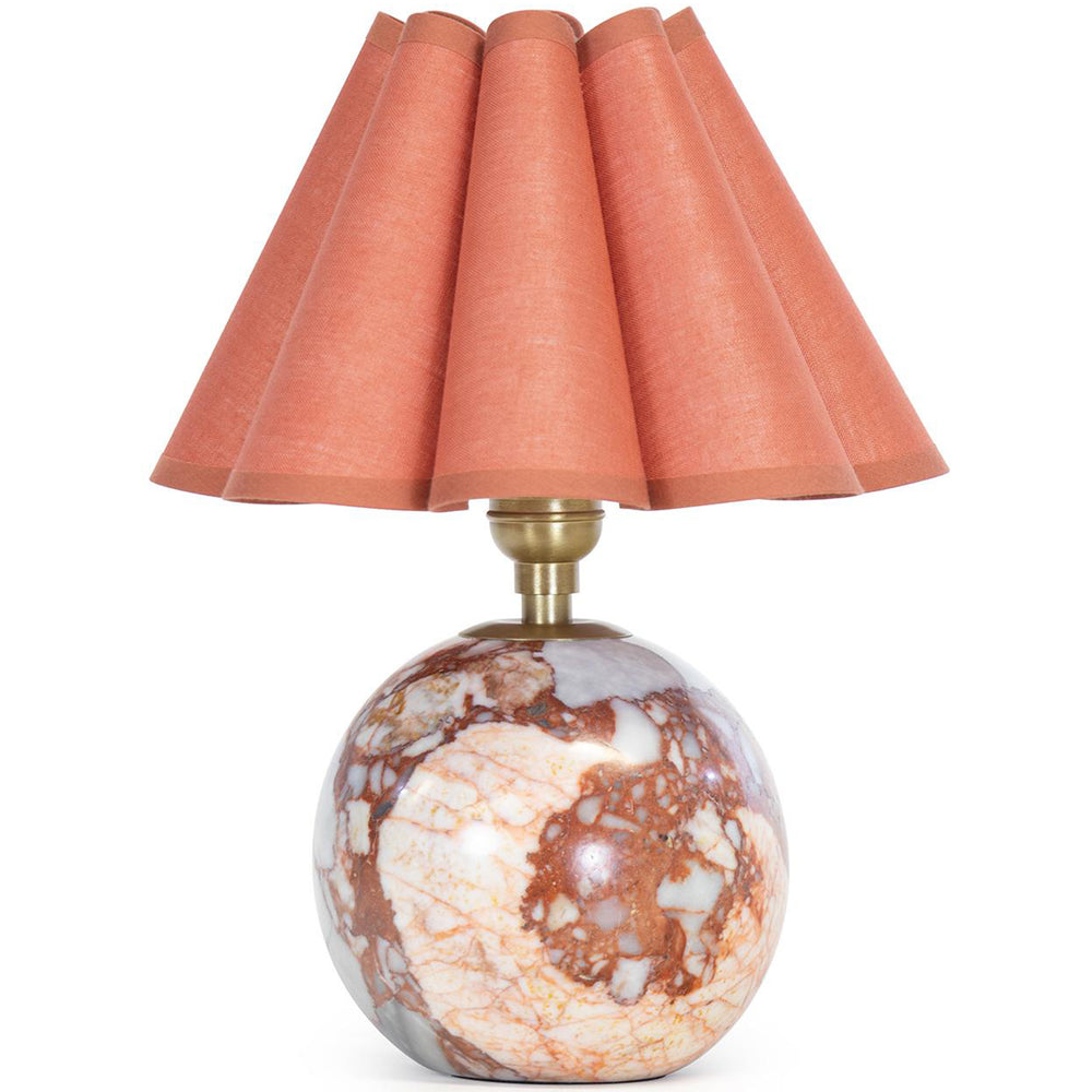 Giorgio Marble Lamp, Wild Poppy