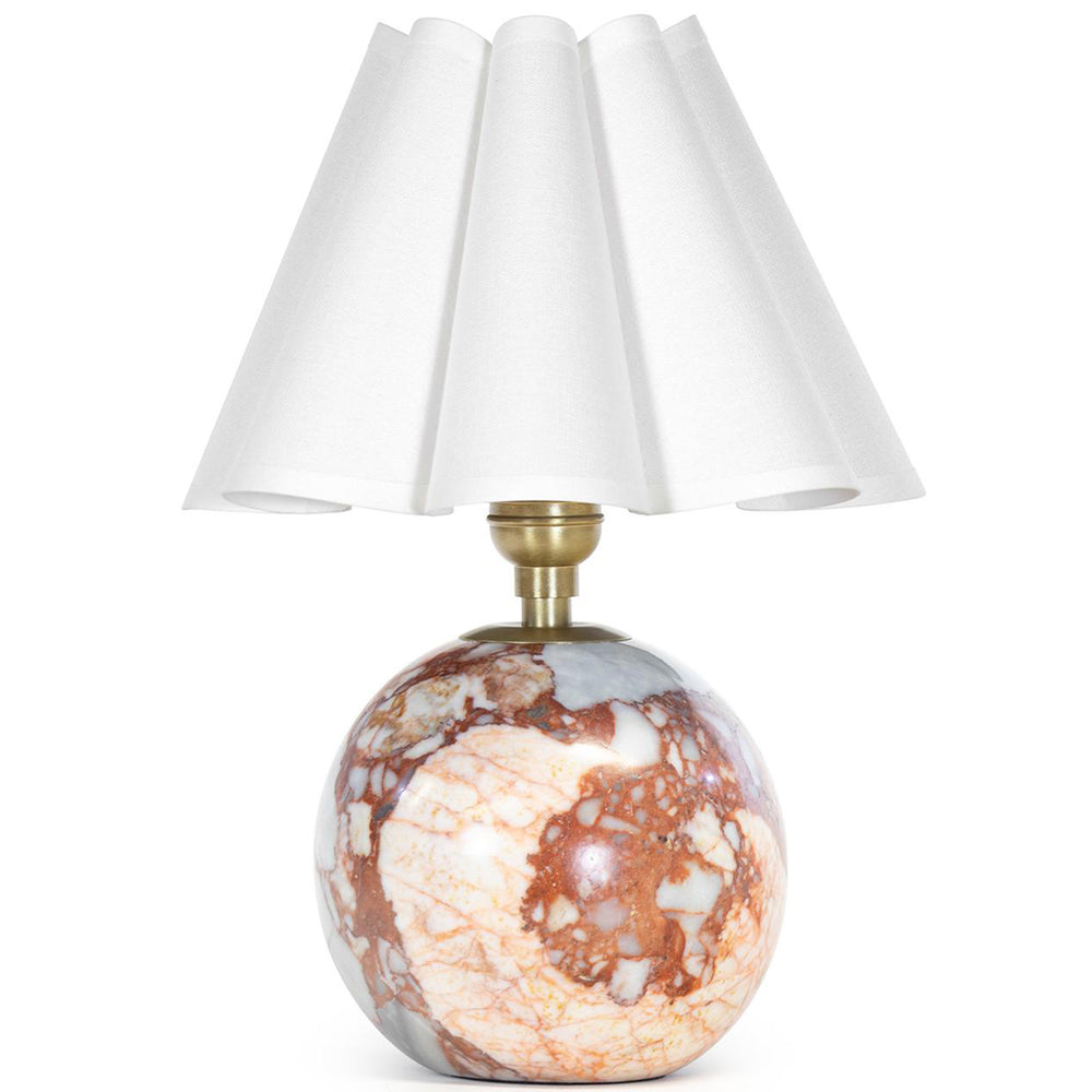 Giorgio Marble Lamp, Linen