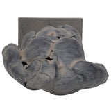 Cracked Male Torso Sculpture, Grey-Accessories-High Fashion Home