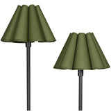 Polly Floor Lamp, Black/Green-Lighting-High Fashion Home