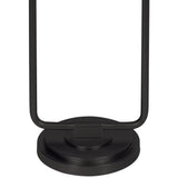 Polly Floor Lamp, Black/Rattan-Lighting-High Fashion Home