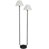 Polly Floor Lamp, Black/White-Lighting-High Fashion Home
