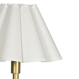 Polly Floor Lamp, Natural Brass/White-Lighting-High Fashion Home