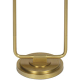 Polly Floor Lamp, Natural Brass/White-Lighting-High Fashion Home