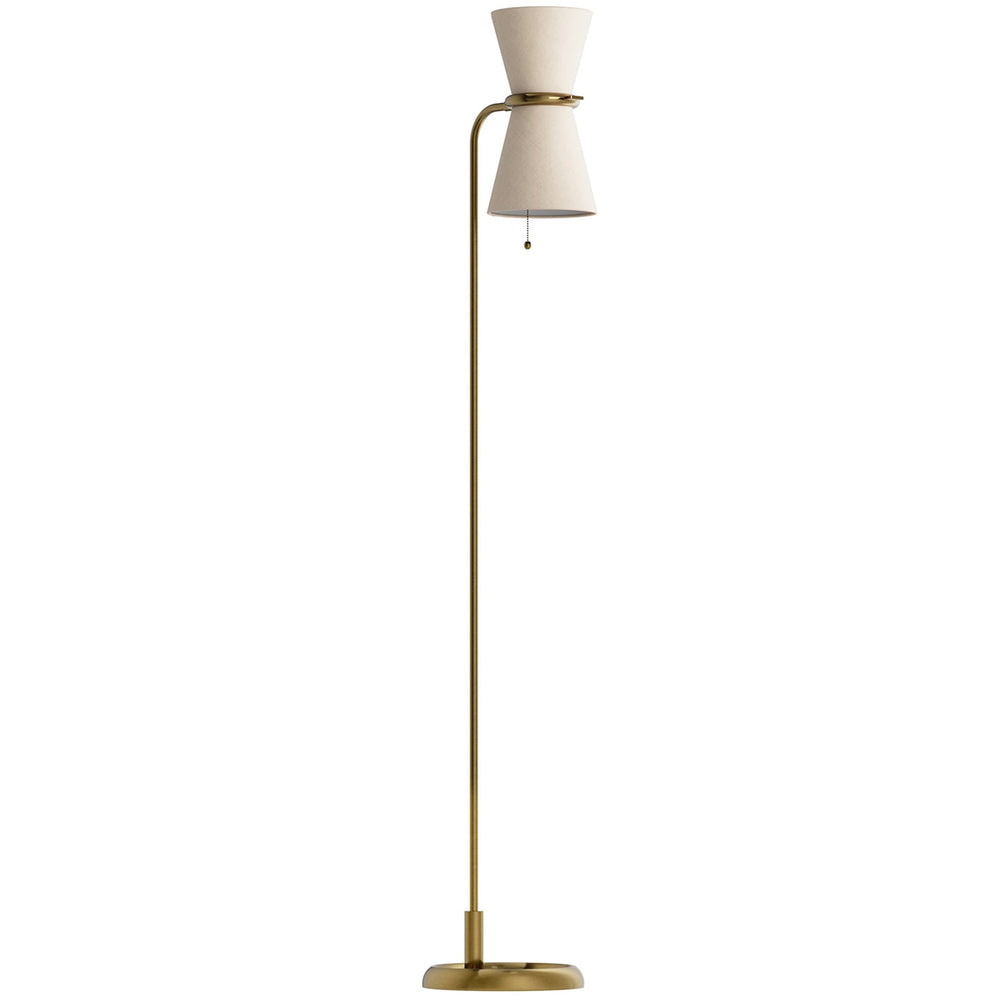 Gable Floor Lamp, Oyster