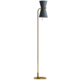 Gable Floor Lamp, Storm blue
