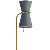 Gable Floor Lamp, Storm blue