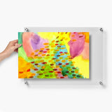 Single Acrylic Magnet Wall Frame - CHOOSE YOUR SIZE (Silver/Gold)-Frames-High Fashion Home