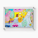 Single Acrylic Magnet Wall Frame - CHOOSE YOUR SIZE (Silver/Gold)-Frames-High Fashion Home