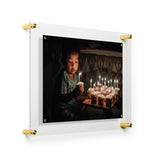 Single Acrylic Magnet Wall Frame - CHOOSE YOUR SIZE (Silver/Gold)-Frames-High Fashion Home