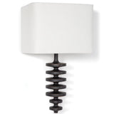 Fishbone Sconce, Ebony-Lighting-High Fashion Home