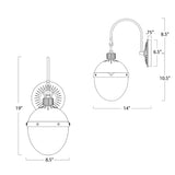 Otis Sconce, Natural Brass-Lighting-High Fashion Home