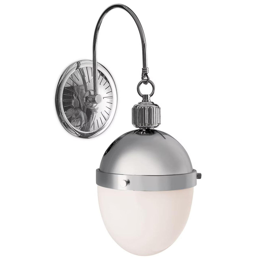 Otis Sconce, Polished Nickel-Lighting-High Fashion Home