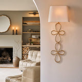 Minuet Sconce, Gold Leaf-Lighting-High Fashion Home