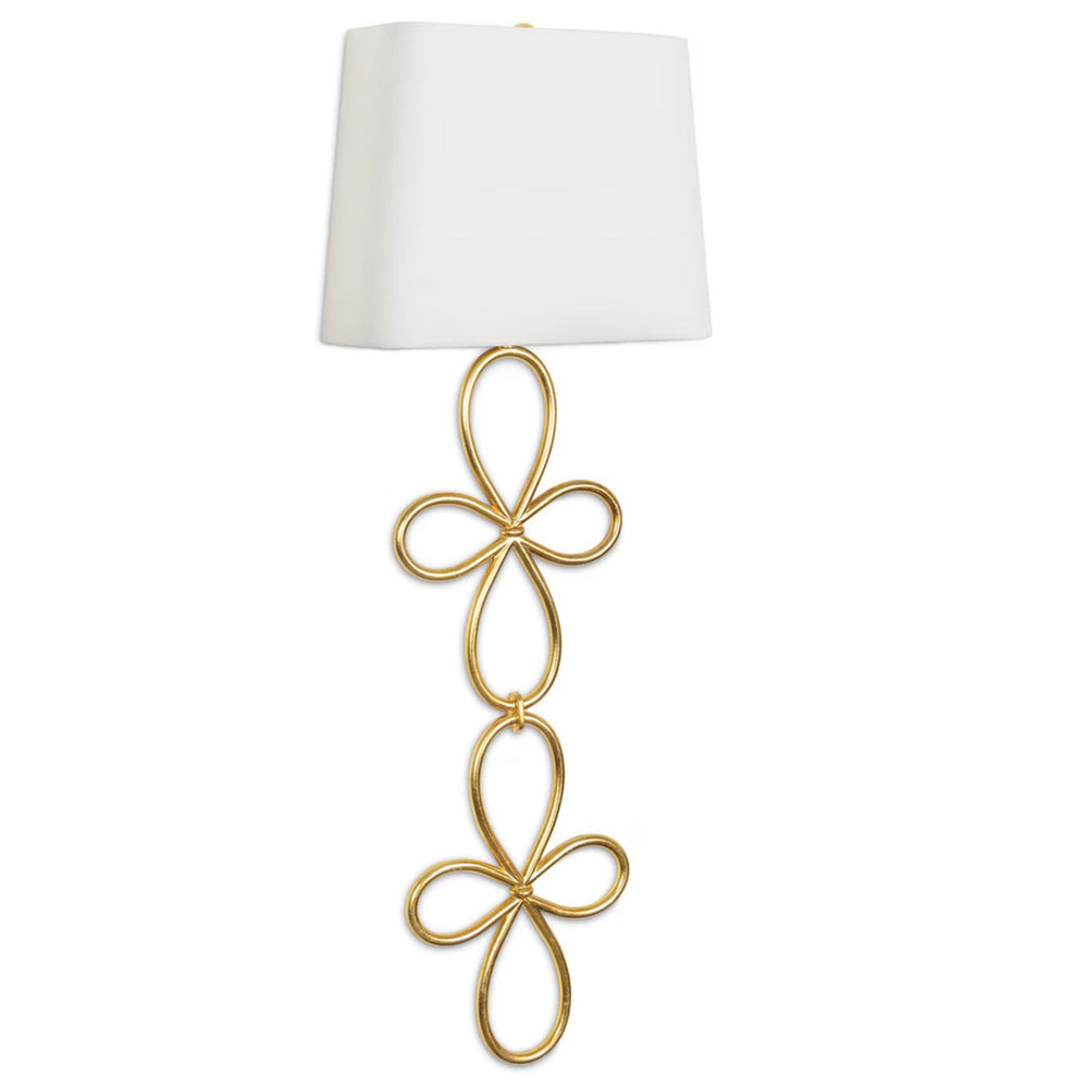 Minuet Sconce, Gold Leaf-Lighting-High Fashion Home