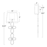 Minuet Sconce, Gold Leaf-Lighting-High Fashion Home