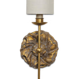 Domonique Single Sconce, Antique Gold-Lighting-High Fashion Home