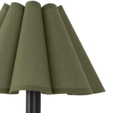 Polly Single Sconce, Blackened Brass/Green-Lighting-High Fashion Home