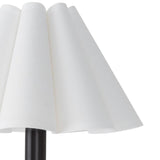 Polly Single Sconce, Blackened Brass/White-Lighting-High Fashion Home