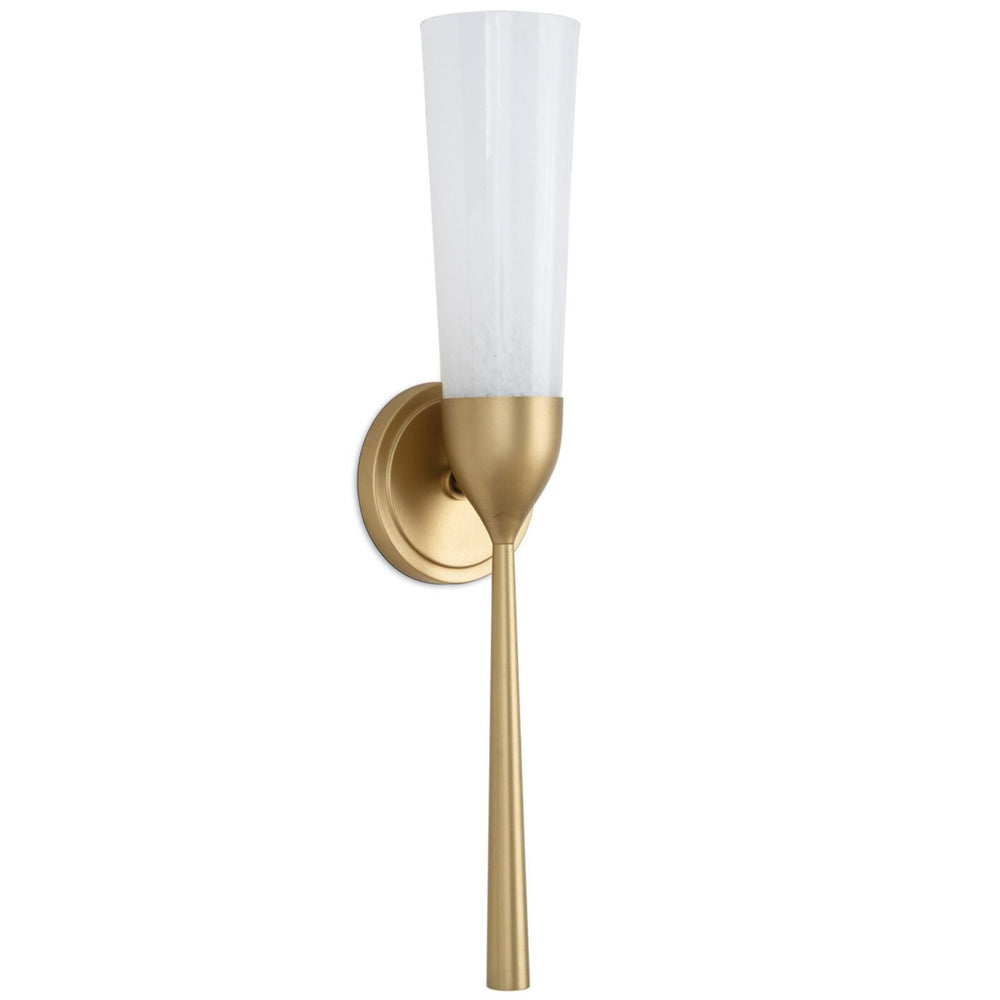 Mousseaux Sconce, Natural Brass-Lighting-High Fashion Home