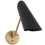 Vest Single Arm Sconce, Blacken Brass-Lighting-High Fashion Home