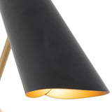 Vest Single Arm Sconce, Blacken Brass-Lighting-High Fashion Home