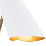 Vest Single Arm Sconce, White-Lighting-High Fashion Home