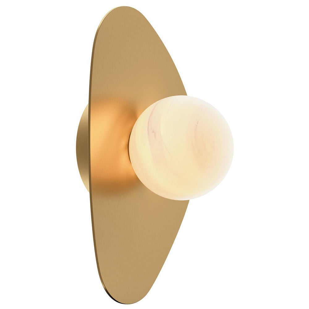 Rhoads Sconce, Natural Brass-Lighting-High Fashion Home